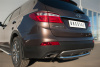 Фото Защита заднего бампера d63 (дуга) HYUNDAI SANTA FE GRAND 2014-2015