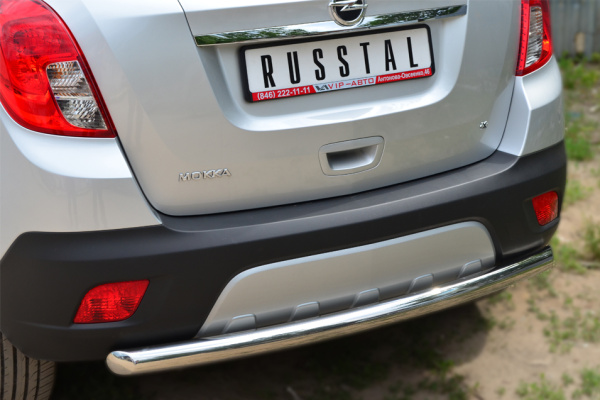 Фото Защита заднего бампера d63 (дуга) OPEL MOKKA 2013-