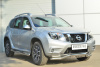 Пороги труба d76 с накладкой (вариант 3) NISSAN Terrano 2014-