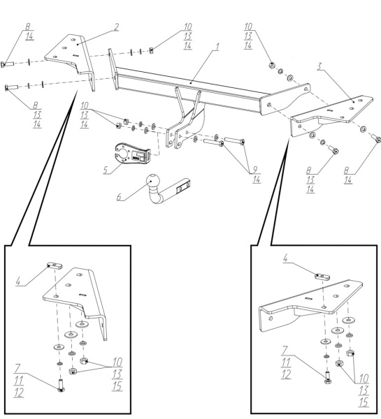 Фаркоп BERG для Haval F7 II (2024-)