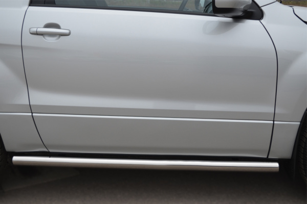 Фото Пороги труба d63 (вариант 3) SUZUKI Grand Vitara 3дв. 2012-2016