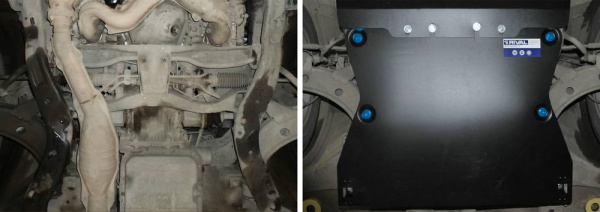 Фото Защита КПП Автоброня для Subaru Forester АКП, V-2,0 2003-2008