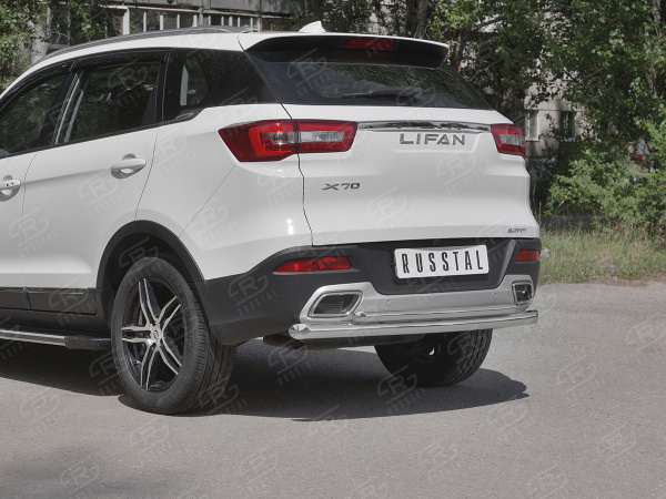 Фото Защита заднего бампера d63 дуга-d42 дуга LIFAN X70 2018-