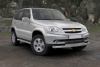 Защита переднего бампера d76+d57 Chevrolet Niva 2009-