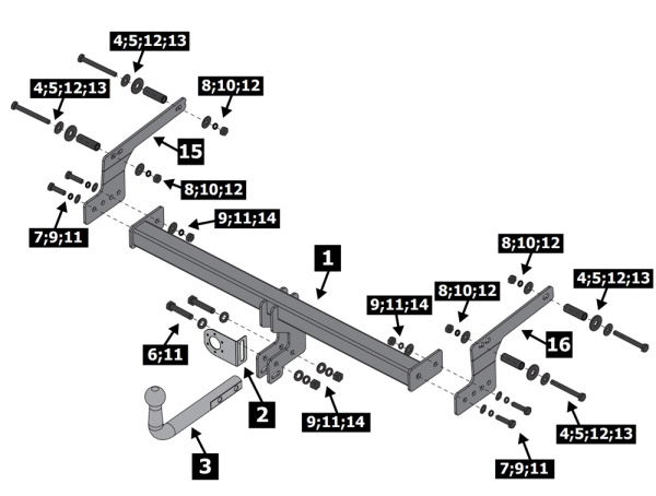 фото Фаркоп BERG для Renault Duster II (2020-)