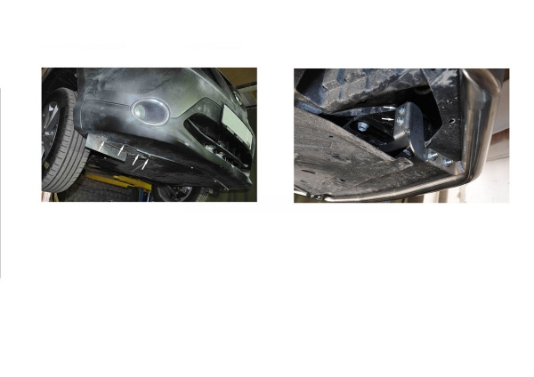 Фото Защита переднего бампера d57 Nissan Qashqai 2013-