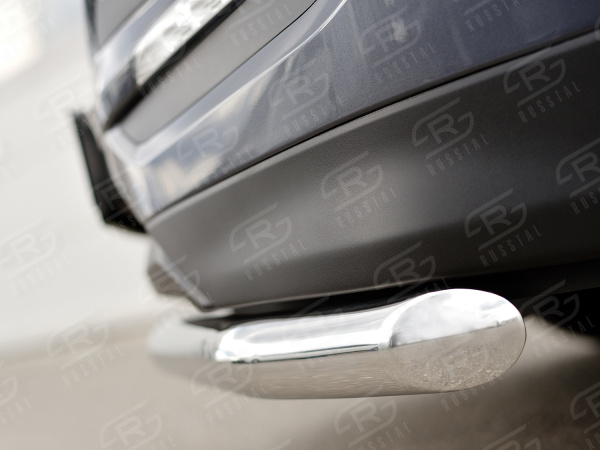 Фото Защита переднего бампера Ф63 секция HYUNDAI Tucson 2015-2017