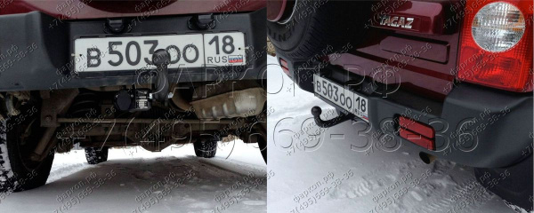 фото Фаркоп Imiola для Tagaz Tager 2008-2011, Daewoo Korando 1993-2006