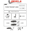 Фаркоп Imiola для Ford Transit 2000-2014 без ступеньки