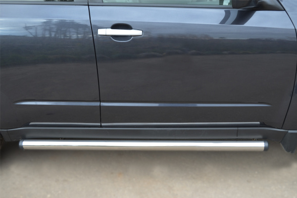 Фото Пороги труба d63 (2 вариант) SUBARU Forester 2008-2012