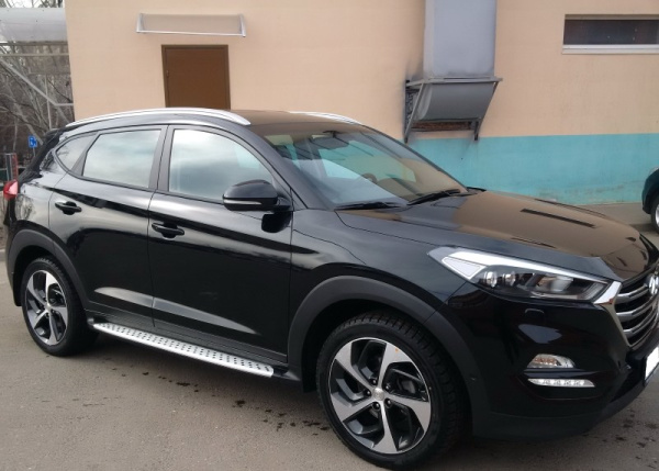 Фото Пороги CNT для Hyundai TUCSON 2015-