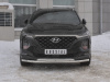 Защита переднего бампера d63 секции-d42 дуга HYUNDAI SANTA FE 2018-