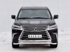Защита переднего бампера d63 волна LEXUS LX450d-LX570 2015 (кроме F-Sport)
