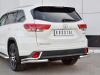 Фото Защита заднего бампера уголки d63 секции-d42 секции TOYOTA HIGHLANDER 2017