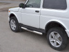 Фото Пороги труба d76 с накладкой (вариант 2) 3дв. LADA 4x4 URBAN 2014-