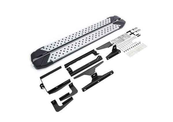 Фото Пороги алюминиевые Rival "Bmw-Style" для Lexus NX 2014-2017