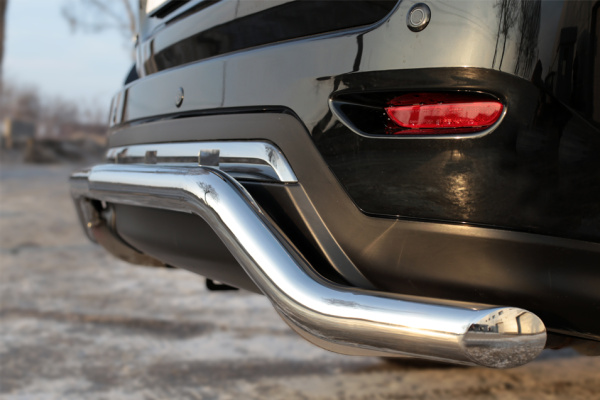 Фото Защита заднего бампера d63 (волна) NISSAN Pathfinder 2014-