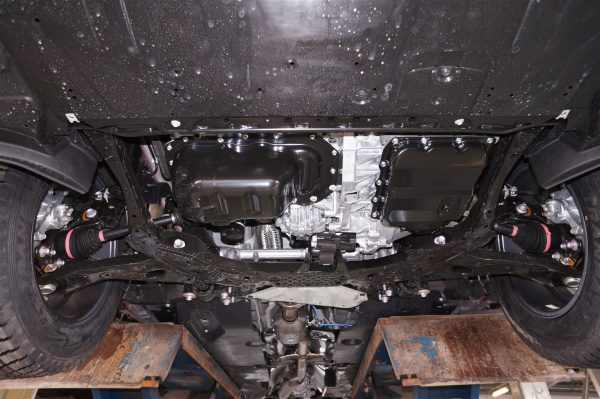 Фото Алюминиевая защита картера Mazda CX-5 (4WD) (АКПП) (2012 по наст.)