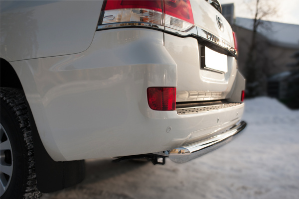 Фото Защита заднего бампера d76 (дуга) (кроме Executive) TOYOTA Land Cruiser 200 2015-