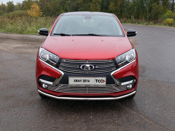 Фото Защита передняя нижняя 42,4 мм для Lada XRAY 2016-