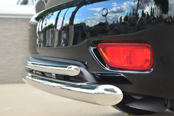 Фото Защита заднего бампера d76 (дуга) d42 (дуга) NISSAN Patrol 2014-