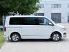 Пороги труба d42 левый С листом (лист алюм, проф.сталь)(вариант 2) VOLKSWAGEN Multivan Caravella Transporter Т6 2016 (короткая база)