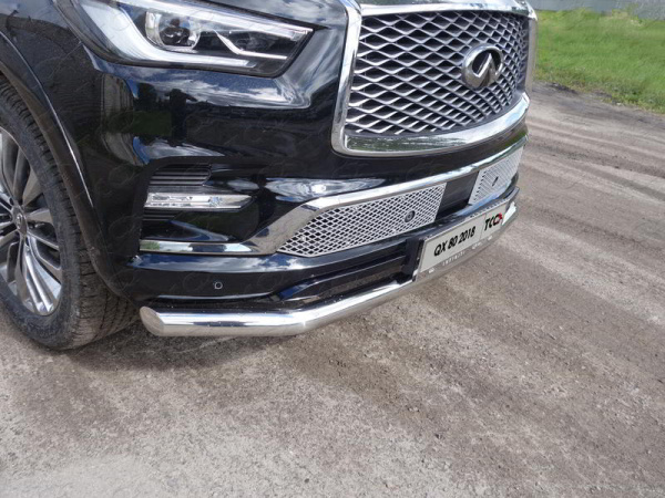 Фото Решетка радиатора (лист AL) (2 шт в компл.) для Infiniti QX 80 2018-