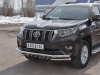 Фото Защита переднего бампера d63 секции-d63 уголки+d42 зубы TOYOTA LC PRADO 150 2017-