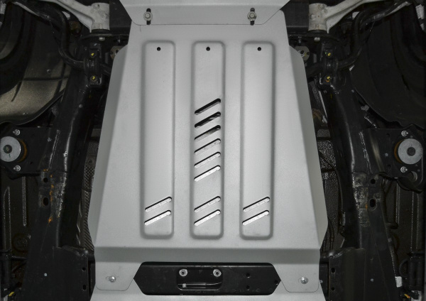 Фото Защита КПП Rival для Cadillac Escalade 2015-н.в., алюминий 4 мм, с крепежом, 333.0809.1