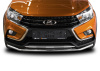 Фото Защита переднего бампера d42 Lada Vesta SW Cross 2017-