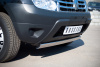 Защита переднего бампера d75х42 овал RENAULT Duster 4x2 2011-2014