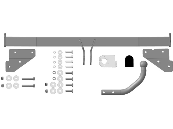 фото Фаркоп Motodor для Hyundai Creta I (2016-2021)
