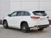 Фото Защита заднего бампера уголки d63 секции-d42 секции TOYOTA HIGHLANDER 2017