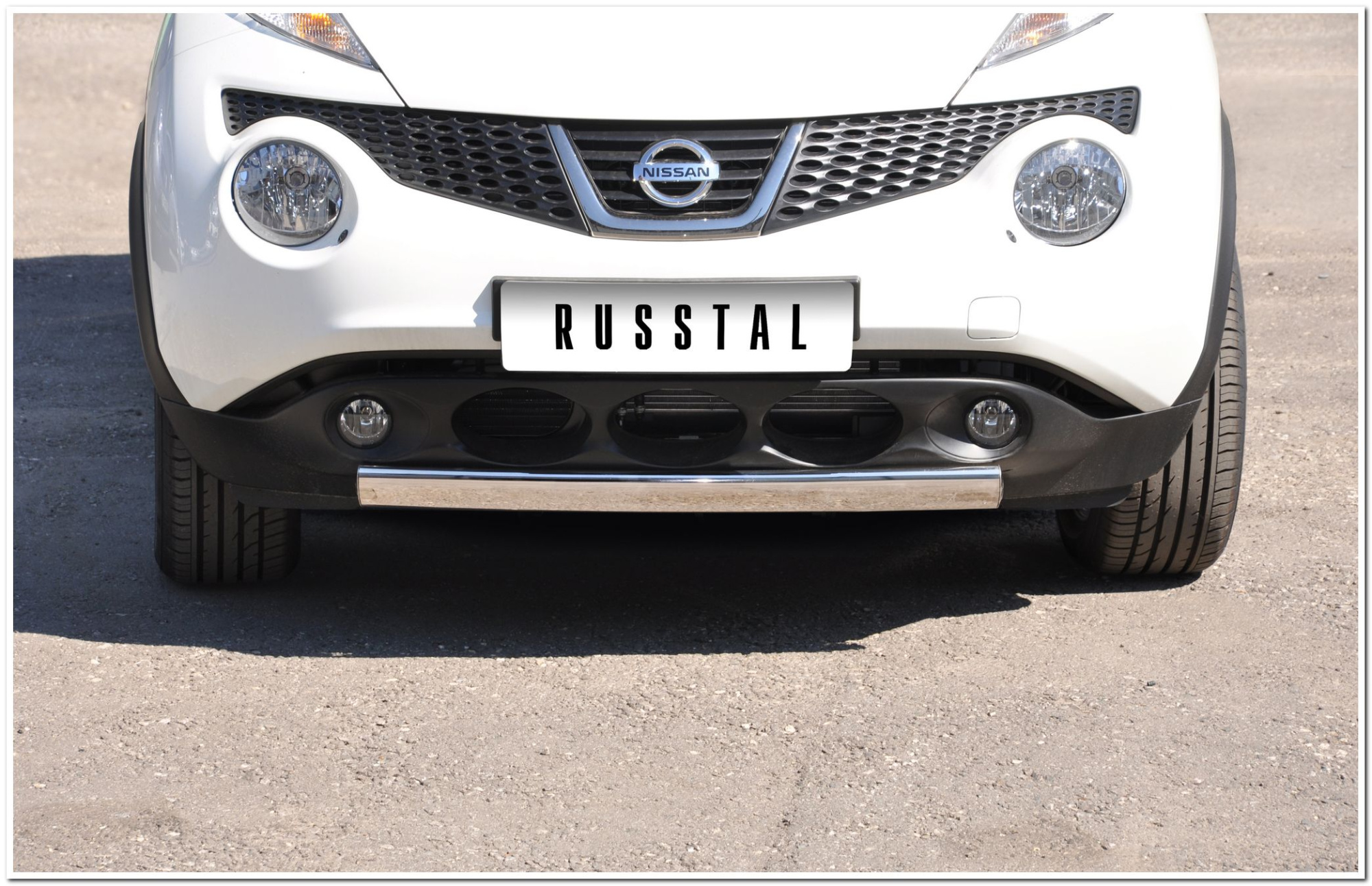 Фото Защита переднего бампера овал d75x42 NISSAN Juke 4X2 2010-2014