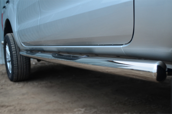 Фото Пороги труба d76 с накладкой (вариант 3) FORD RANGER 2011-