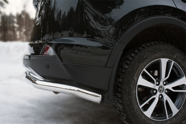 Фото Защита заднего бампера d63 (секции) TOYOTA RAV4 2015