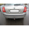 фото Фаркоп Bosal для Skoda Octavia (Шкода Октавия) II Хэтчбек(2004/06-2013)/WAG(2005-2013)/Octavia III Хэтчбек(2013-), съемный, подрезка бампера, нагрузка 1200 кг