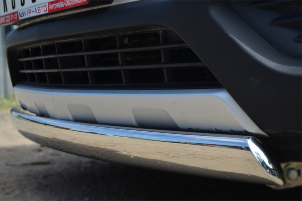 Фото Защита переднего бампера 75х42 (дуга) OPEL MOKKA 2013-