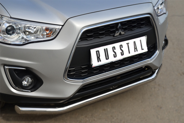 Фото Защита переднего бампера d63 (секции) MITSUBISHI ASX 2012-2016