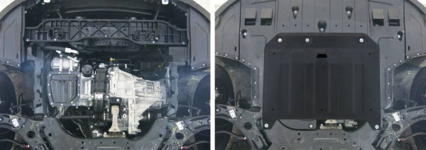 Фото Защита картера и КПП Автоброня для Kia Ceed 2015-/Ceed универсал 2015-/Ceed Pro 2015-