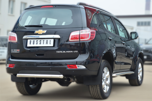Фото Защита заднего бампера d63 (дуга) CHEVROLET Trailblazer 2012-