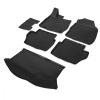 Комплект ковриков салона и багажника Rival для Ford Fiesta VI хэтчбек 2015-н.в., полиуретан, с крепежом, с перемычкой, 6 шт., K11805002-1
