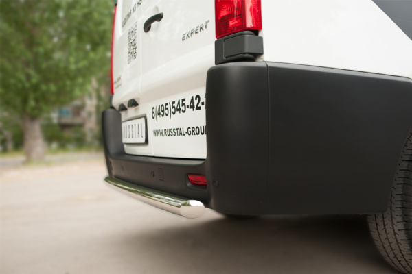 Фото Защита заднего бампера d63 (дуга) PEUGEOT Expert 2007-2016