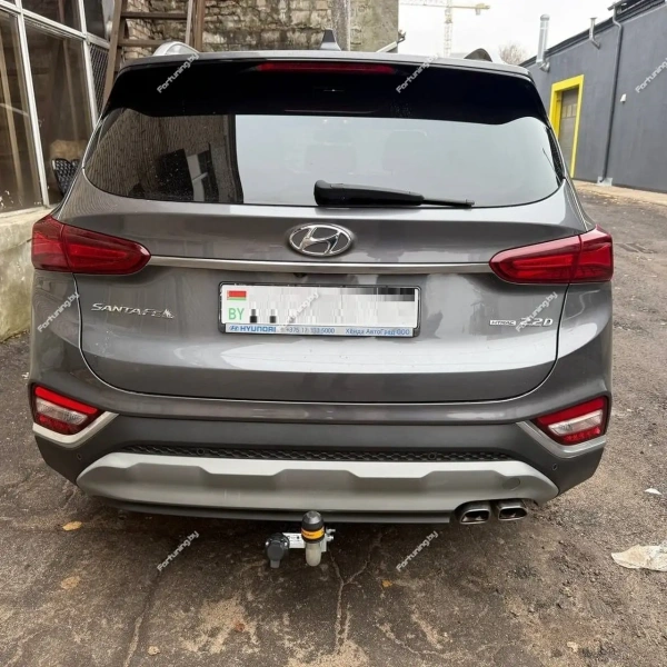 фото Фаркоп Motodor (Россия) для Hyundai Santa Fe IV "дорестайлинг" (2018-2021)