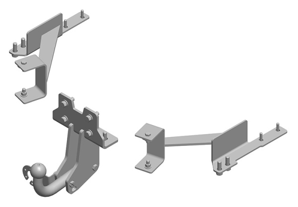 фото Фаркоп AvtoS для TOYOTA Land Cruiser Prado J120 (2002-2009)