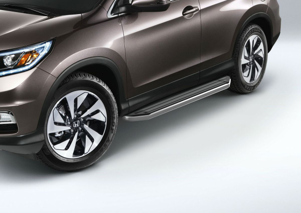 Фото Пороги алюминиевые Rival "Premium" для Honda CR-V 2012-2016