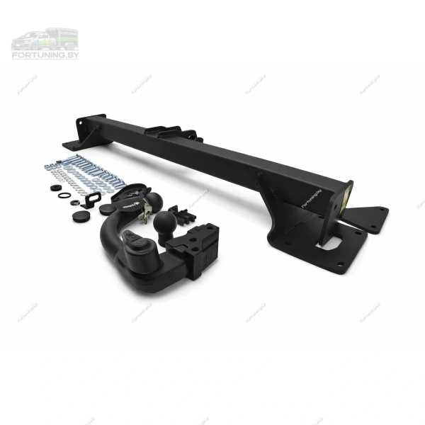 Фаркоп Steinhof (Польша) «быстросъемный на ключ» для Audi A8 III «D4» (2009-2017)
