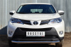 Защита переднего бампера d63 (секции) TOYOTA RAV4 2013-2015
