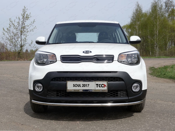 Фото Защита передняя нижняя 42,4 мм для Kia Soul 2017-