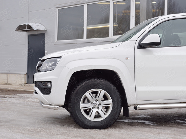 Фото Защита переднего бампера d63 секция VOLKSWAGEN AMAROK 2016-